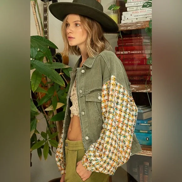 #5 CLOSEOUT FIRM 🌸New! Pol Stunning Patches boho Jacket Coat - Picture 2 of 5